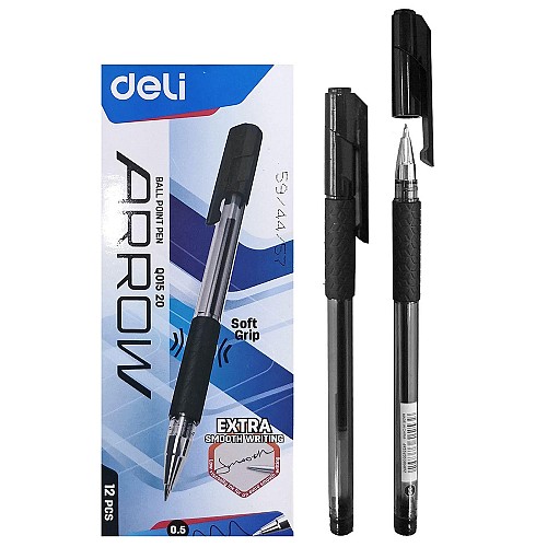 ΣΤΥΛΟ ΜΑΥΡΟ BALLPOINT ΜΕ ΛΑΣΤΙΧΟ