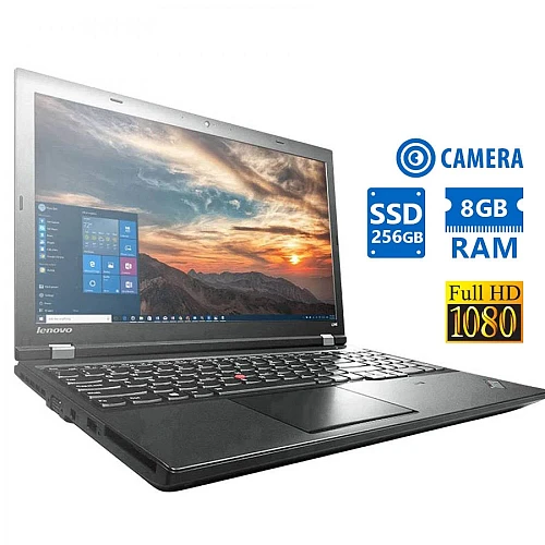 Lenovo ThinkPad L540 i5-4300M/15.6"FHD/8GB DDR3/256GB SSD/DVD/Camera/8P Grade A Ref Laptop