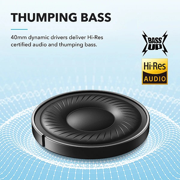 ANKER Soundcore Q20i Headphone Hybrid Active Noise Cansellation