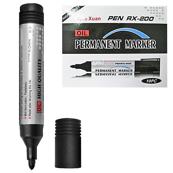 ΜΑΡΚΑΔΟΡΟΣ ΑΝΕΞΙΤΗΛΟΣ ΜΑΥΡΟΣ 12,5x1,8cm