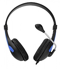 ESPERANZA STEREO HEADPHONES WITH MICROPHONE ROOSTER BLUE