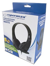 ESPERANZA STEREO HEADPHONES WITH MICROPHONE MENTO