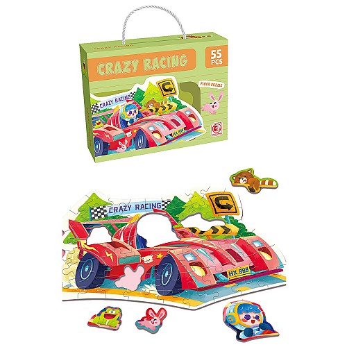 ΠΑΖΛ ΠΑΤΩΜΑΤΟΣ 55 ΤΕΜ ΦΟΡΜΟΥΛΑ CRAZY RACING 23x18x6cm