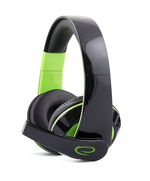 ESPERANZA STEREO HEADPHONES WITH MICROPHONE FOR GAMERS CONDOR GREEN