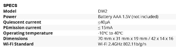 Sonoff DW2 WiFi έξυπνος οικονομικός ασύρματος αισθητήρας ανοίγματος παραθύρων τζαμιών