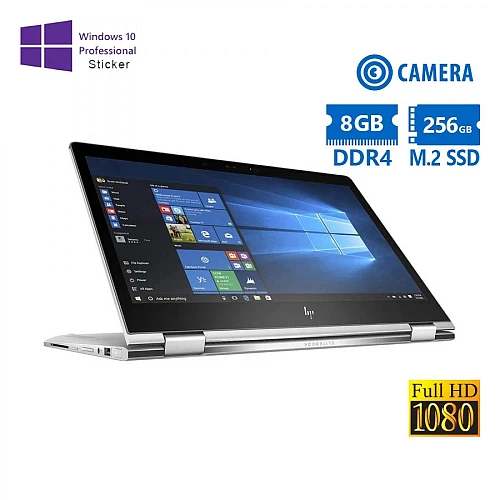 HP (A-) EliteBook x360 1030 G2 i7-7600U/13.3"FHD/8GB DDR4/256GB M.2 SSD/No ODD/Camera/10P Grd A-