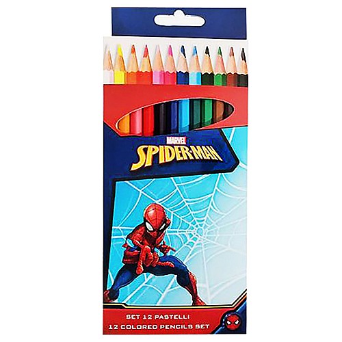 ΞΥΛΟΜΠΟΓΙΕΣ ΣΕΤ=12 ΧΡΩΜΑΤΑ SPIDERMAN
