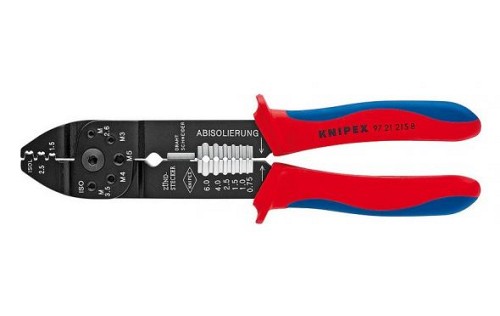 KNIPEX - Πένσα για Ακροδεκ. Ανοιχτ. Τύπου 215mm 0.5-2.5 Kαρε