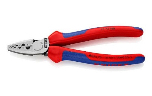 KNIPEX - Τσιμπίδα Ρυτίδωσης για Ακροχιτώνια Σύνδεσης Κλώνων