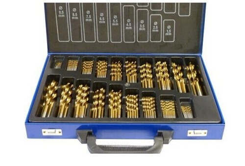 Webertools Τρυπάνια τιτανίου 1,00-10,00ΜΜ 170τεμ