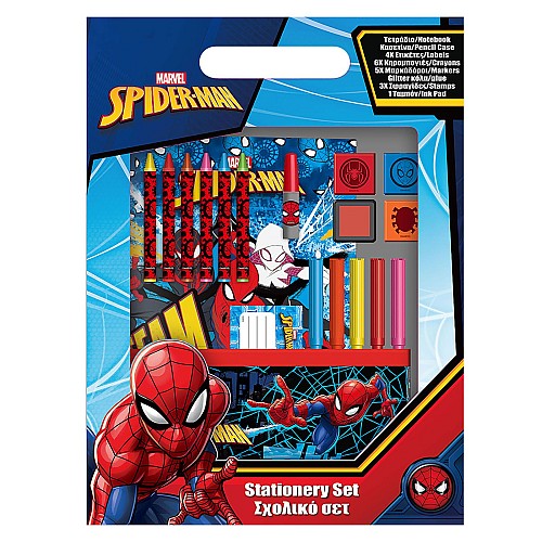ΣΕΤ ΖΩΓΡΑΦΙΚΗΣ ΜΕ ΚΑΣΕΤΙΝΑ SPIDERMAN 32x24cm