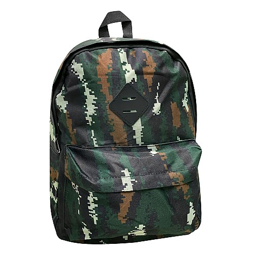ΤΣΑΝΤΑ ΠΛΑΤΗΣ BACKPACK ARMY PIXELS 41x31x13cm
