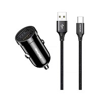 Φορτιστής αναπτήρα αυτοκινήτου με 2 θύρες USB – Quick Charger – C826 – AWEI