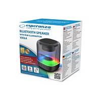 ESPERANZA RGB ILLUMINATED BT SPEAKER FM VIOLA 3W