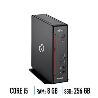 Fujitsu Esprimo Q556 i5-6th Gen/8GB DDR4/256GB SSD & NEC monitor 24″ & SET Keyboard-Mouse