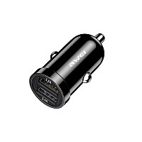 Φορτιστής αναπτήρα αυτοκινήτου με 2 θύρες USB – Quick Charger – C826 – AWEI