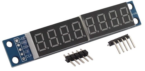 ΜΑΧ-7219 8 DIGIT SEVEN SEGMENT DISPLAY