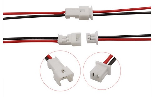 JST 2Ρ 2MALE+2 FEMALE ΧΗ CONNECTOR 2.54mm 15cm