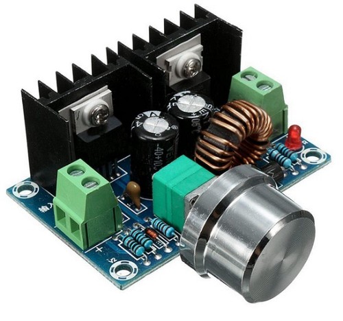 STEP DOWN 8Α 4V DC-DC WITH POTENSIOMETER