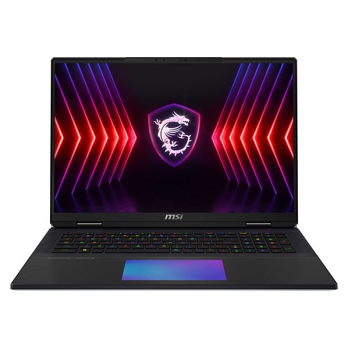 MSI Laptop Titan 18 HX A14VIG 18'' UHD+ MiniLED120Hz/i9-14900HX/64GB/2TB SSD/RTX 4090 16GB/Win 11 Pro