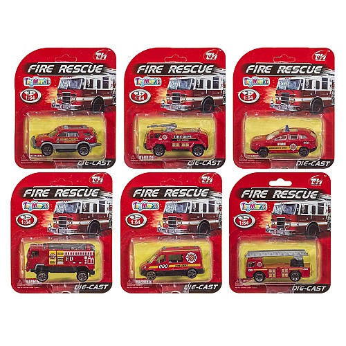 ΚΑΡΤΕΛΑ DIE CAST ΠΥΡΟΣΒΕΣΤΙΚΟ ΟΧΗΜΑ 11x14cm