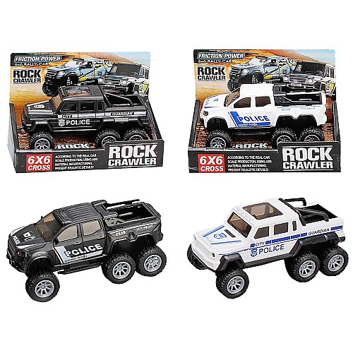 PICK UP POLICE 6x6 FRICTION 16x11x9cm