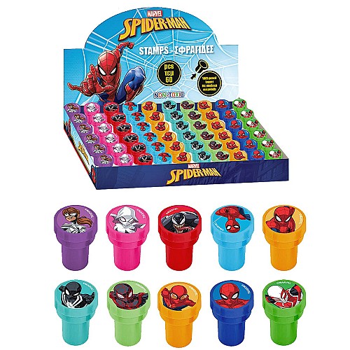 ΣΦΡΑΓΙΔΑ SPIDERMAN 10 ΣΧΕΔΙΑ