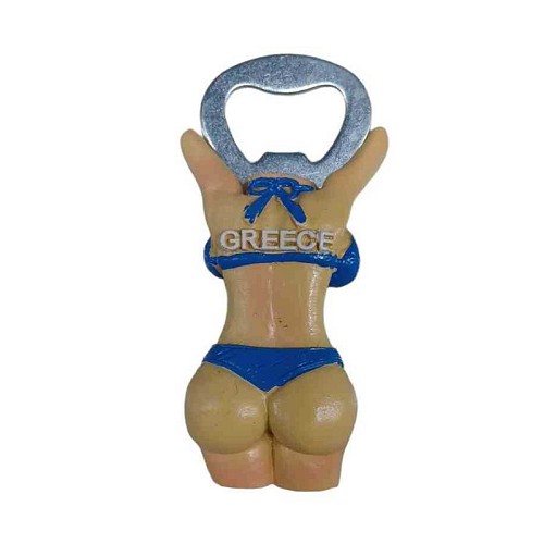 Tουριστικό μαγνητάκι Souvenir – Ανοιχτήρι – Woman Back Σετ 12pcs – Greece