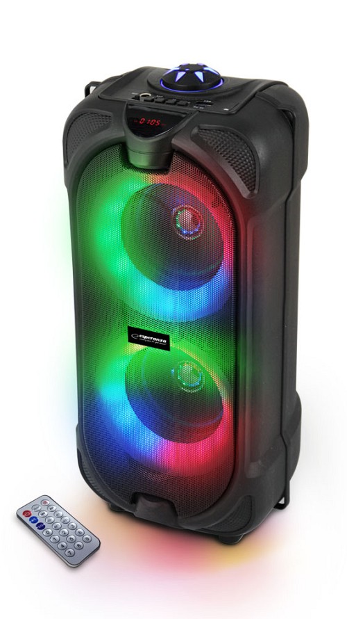 ESPERANZA RGB ILLUMINATED BT SPEAKER FM RHYTHM 10W
