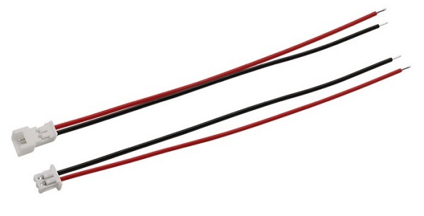 JST 2Ρ 2MALE+2 FEMALE ΧΗ CONNECTOR 2.54mm 15cm