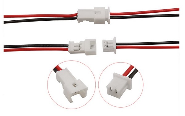 JST 2Ρ 2MALE+2 FEMALE ΧΗ CONNECTOR 2.54mm 15cm
