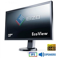 Used Monitor FlexScan EV2736W IPS LED/Eizo/27QHD/2560x1440/Wide/Black/w/Speakers/DVI-D & DP & USB