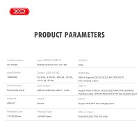 XO PR238 Fast Charging powerbank 10000mAh
