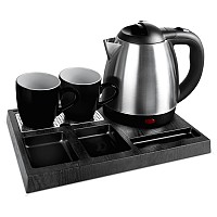 Δίσκος καλωσορίσματος LIFE Welcome με inox βραστήρα 1.2L, max. 1360W και 2 κούπες