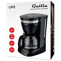 Καφετιέρα φίλτρου 1.25L 800W LIFE Gallia