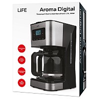 Προγραμματιζόμενη καφετιέρα φίλτρου 1.5L 950W LIFE Aroma Digital