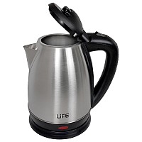 Ανοξείδωτος βραστήρας 1.8L, 2200W LIFE AQUA