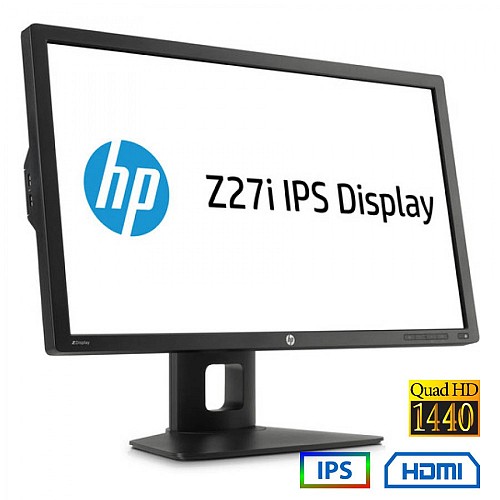Used Monitor Z27i IPS LED/HP/27"QHD/2560x1440/Wide/Black/D-SUB & DVI-D & DP & HDMI & USB 3.0 HUB