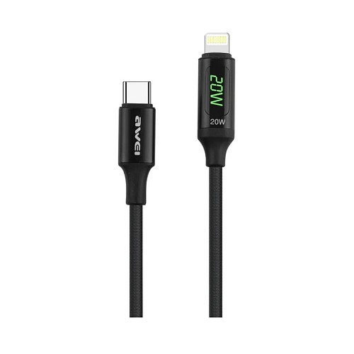 Καλώδιο φόρτισης & data – Type-C σε Lightning – CL-123T – Fast Charge – Awei