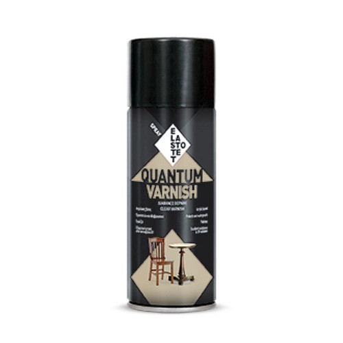 Σπρέυ βερνίκι quantum varnish gloss 400ml Elastotet