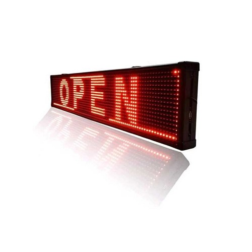 Πινακίδα LED WIFI – 103x40cm – RED