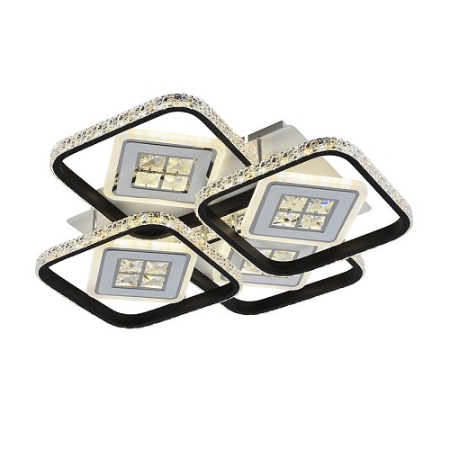 Φωτιστικό οροφής LED – Πλαφονιέρα με Dimmer – 6018-4BK