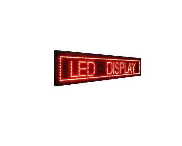 Πινακίδα LED – Μονής όψης – Κόκκινη – 103cm Χ 23cm – IP67