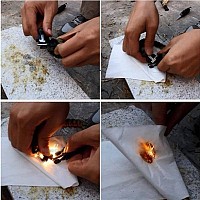 Paracord βραχιόλι επιβίωσης μαύρο