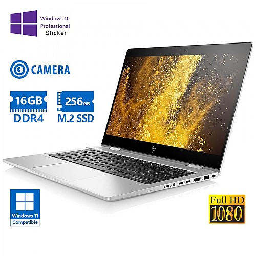 HP Elitebook 830 G6 i5-8365U/13.3"FHD/16GB DDR4/256GB M.2 SSD/No ODD/Camera/10P Grade A Refurbished