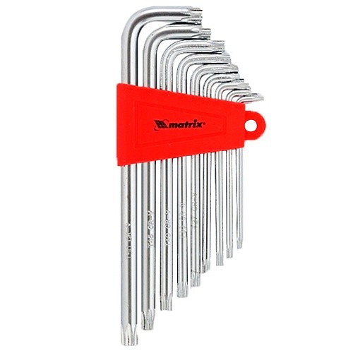 Σετ torx σε θήκη 9 τεμ. Τ10-Τ50 μακρύ Crv Mtx