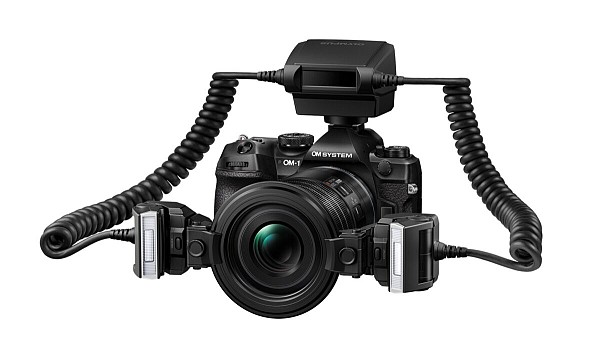Olympus OM System OM-1 II body black w. CB-USB13 USB cable, Shoulder strap, BLX-1 Li-ion battery