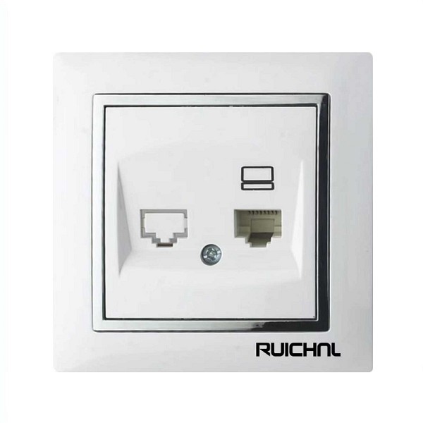 Πρίζα γραμμής δικτύου Ethernet – Χωνευτή – RC3615-RJ45