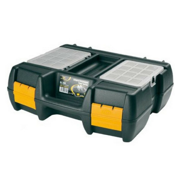 Βαλίτσα μεταφοράς δραπάνου/εργαλειοθήκη πλαστική 39x31x13.5cm μαύρο-πορτοκαλί