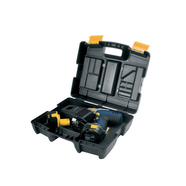 Βαλίτσα μεταφοράς δραπάνου/εργαλειοθήκη πλαστική 39x31x13.5cm μαύρο-πορτοκαλί